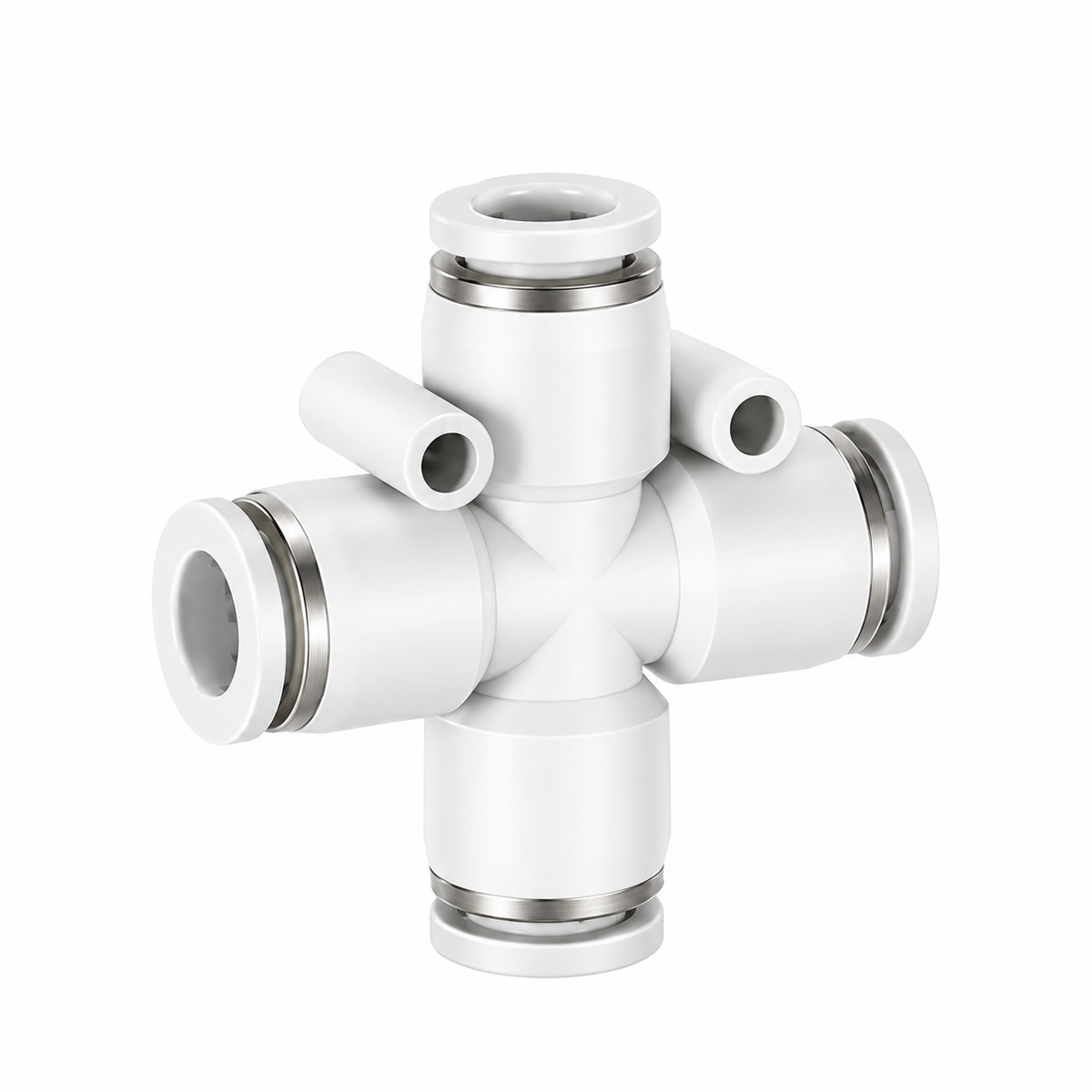 Pneumatic fitting PZA - White