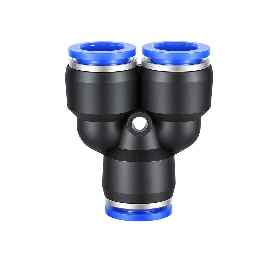 Pneumatic fitting PY - Black / Blue