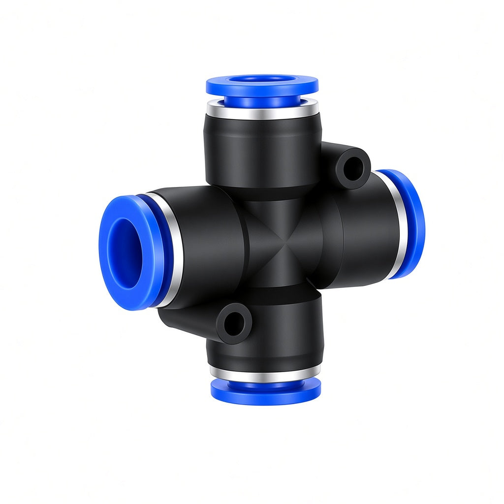 Pneumatic fitting PZA - Black / Blue