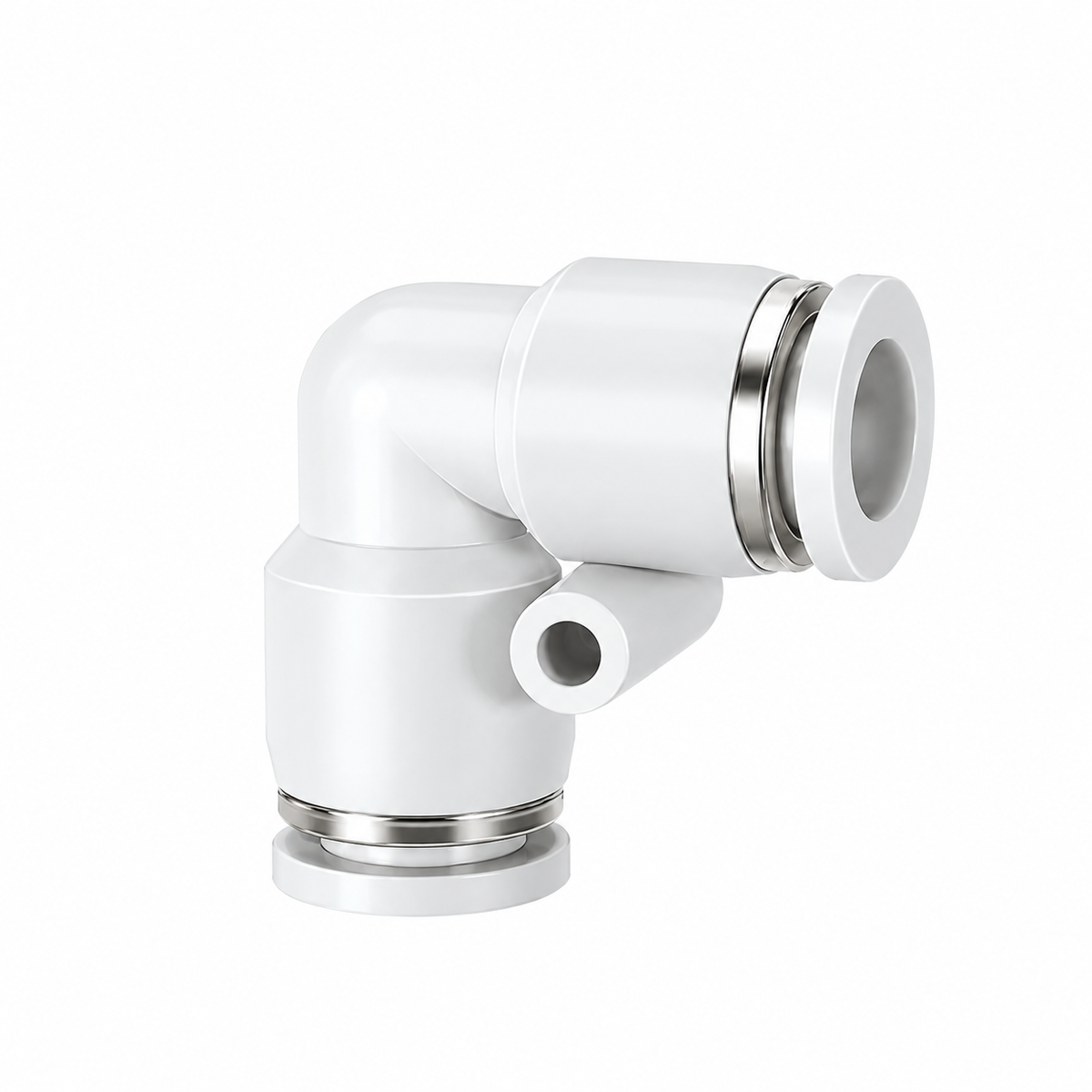 Pneumatic fitting PV - White